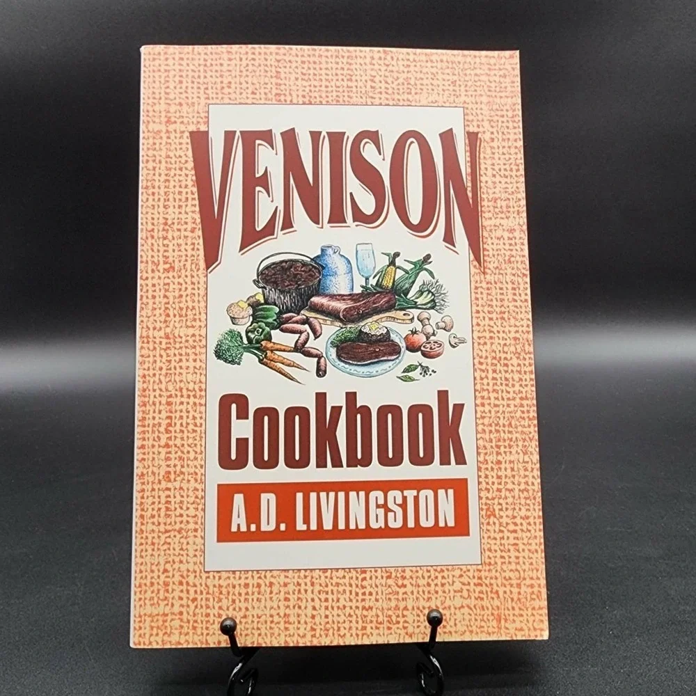 Venison‎ Cookbook A.D. Livingston Paperback Book New Old Stock Wild Game Recipes